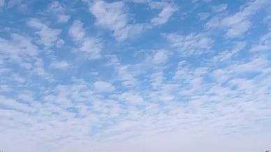 4k实拍自然风光蓝天白云云海云层涌动空镜视频的预览图